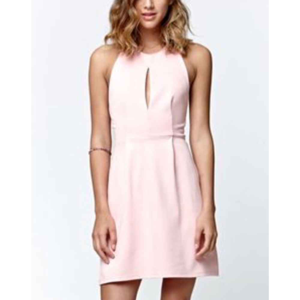 PacSun LA Hearts Pink Halter Dress 💖👗